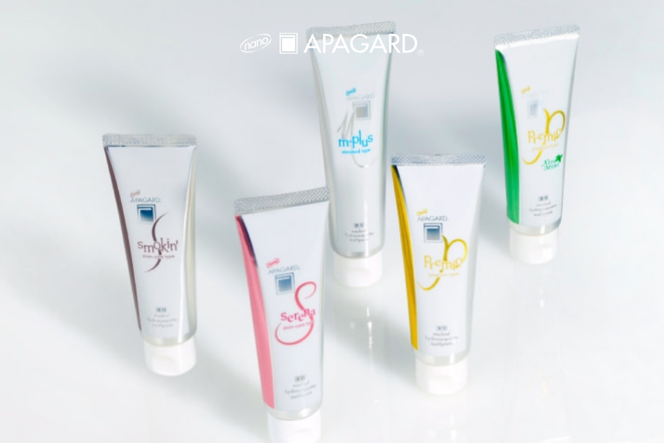 Nano-hydroxyapatite toothpaste by APAGARD for smooth, healthy teeth