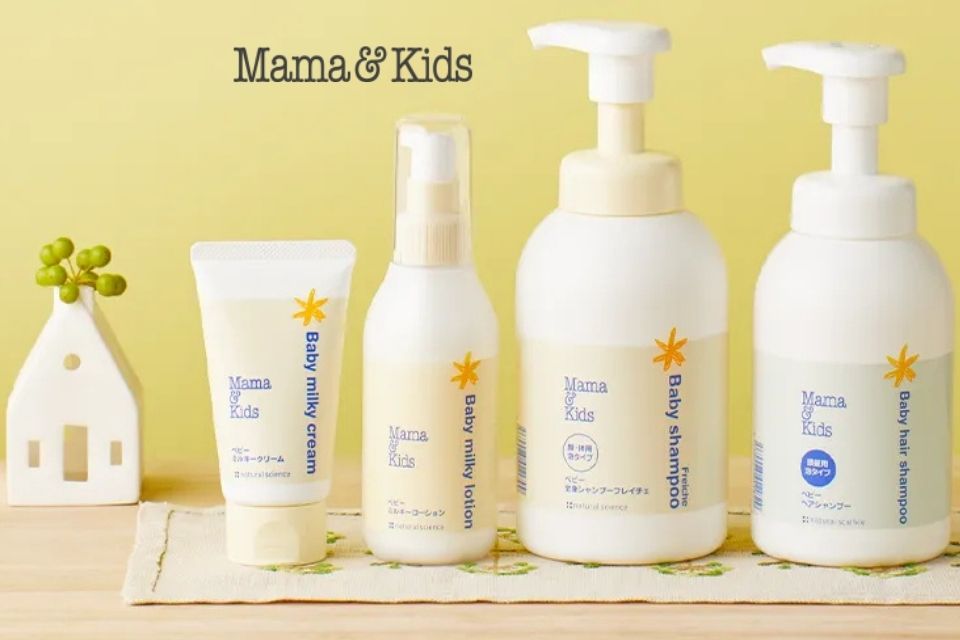 Mama & Kids baby-friendly skincare from Japan
