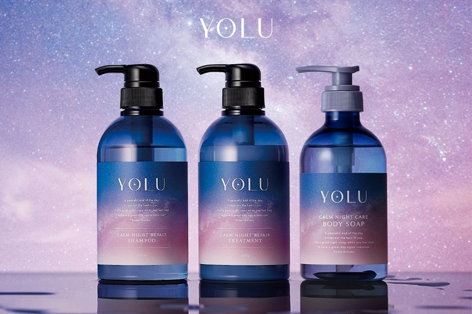 YOLU Japanese Nighttime Haircare – Moisturizing Shampoo and Treatment for Smooth, Glossy Hair