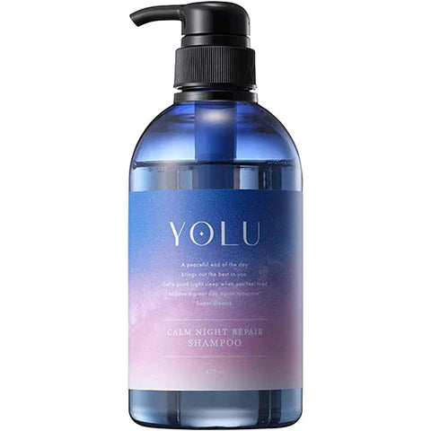 YOLU Night Beauty Shampoo Bottle 475ml - Calm Night Repair - TODOKU Japan - Japanese Beauty Skin Care and Cosmetics