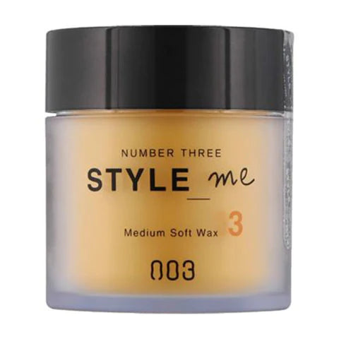 NUMBER THREE STYLE me Medium Soft Hair Wax - 50g - TODOKU Japan - Japanese Beauty Skin Care and Cosmetics
