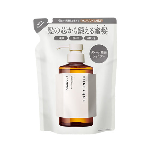 HONEYQUE Deep Repair Shampoo - Refill 400ml - TODOKU Japan - Japanese Beauty Skin Care and Cosmetics