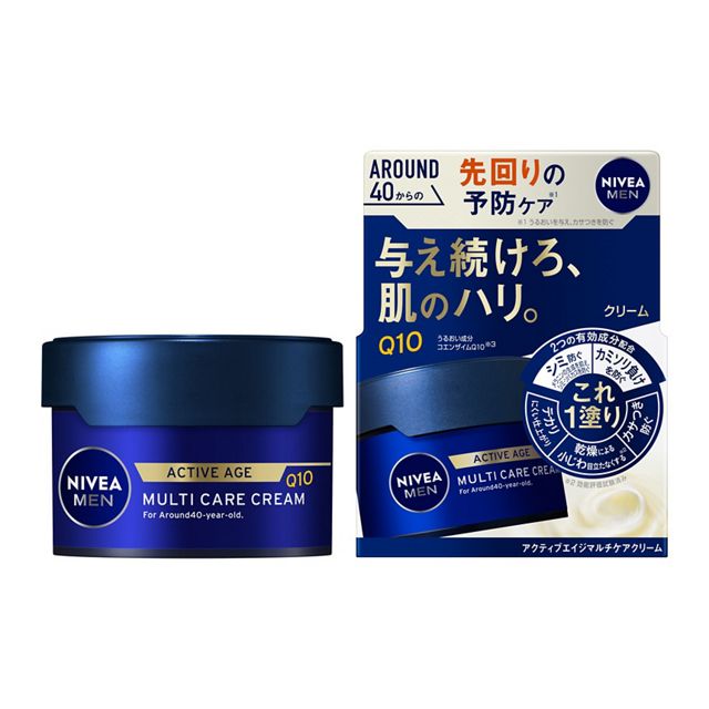 Nivea Men Active Age Multi Care Cream Q10 - 85g - TODOKU Japan - Japanese Beauty Skin Care and Cosmetics