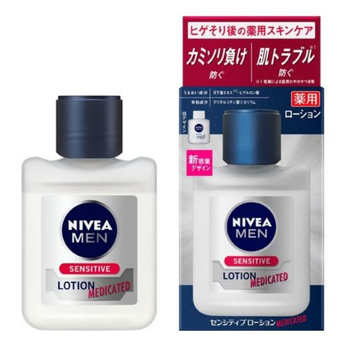 Nivea Men Medicated Sensitive Lotion - 110ml - TODOKU Japan - Japanese Beauty Skin Care and Cosmetics