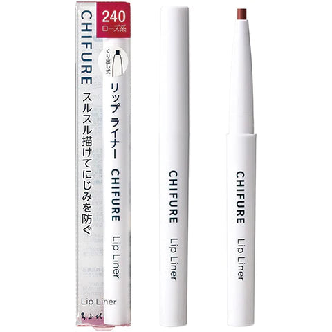 Chifure Lip Liner 240 Rose - TODOKU Japan - Japanese Beauty Skin Care and Cosmetics