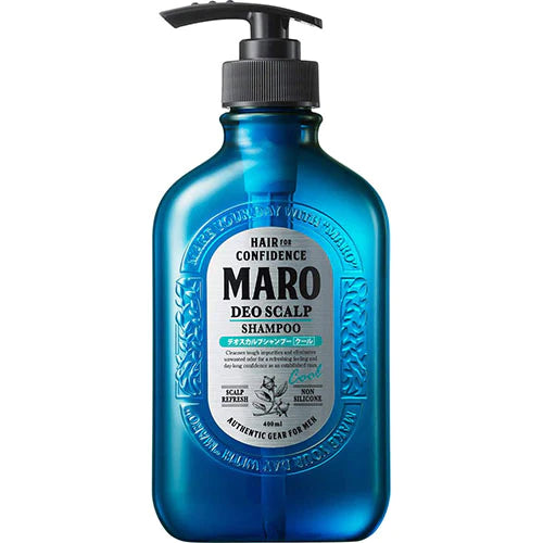 Maro Deo Scalp Shampoo Cool - Green Mint - 400ml - TODOKU Japan - Japanese Beauty Skin Care and Cosmetics