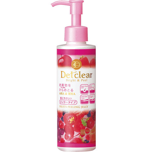 Detclear Meishoku Bright & Peel Peeling Jerry - 180ml - Mix Berry - TODOKU Japan - Japanese Beauty Skin Care and Cosmetics