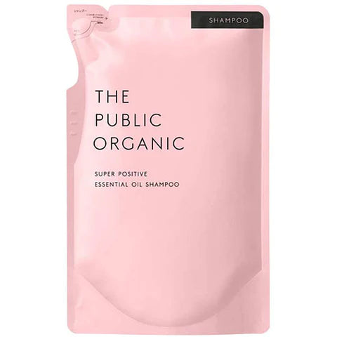 The Public Organic Super Positive Essential Oil Shampoo - 400ml - Refill - TODOKU Japan - Japanese Beauty Skin Care and Cosmetics