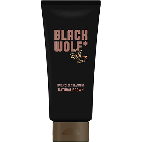 BLACK WOLF Hair Color Treatment - Natural Brown - 150g - TODOKU Japan - Japanese Beauty Skin Care and Cosmetics