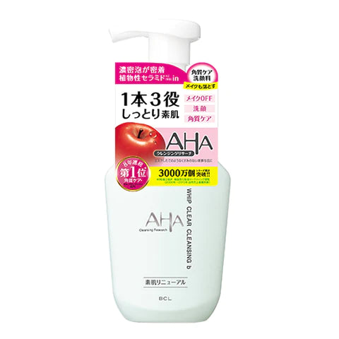 Cleansing Research AHA Whip Clear Cleansing 150ml - B - TODOKU Japan - Japanese Beauty Skin Care and Cosmetics