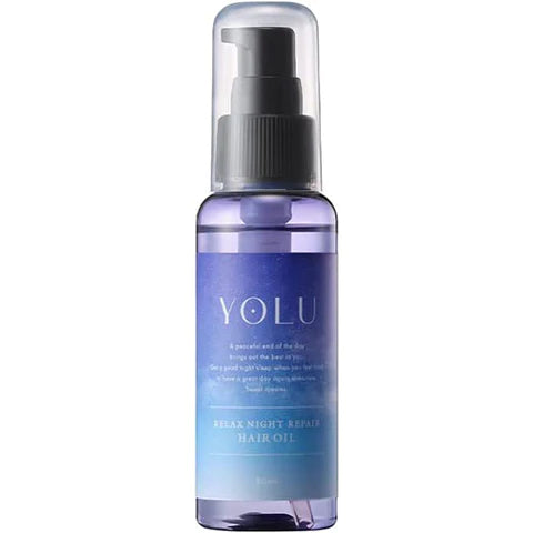 YOLU Relax Night Hair Repair Oil - 80ml - TODOKU Japan - Japanese Beauty Skin Care and Cosmetics