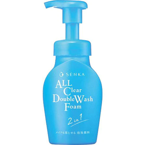 Shiseido Senka All Clear Double W Foam- 150ml - TODOKU Japan - Japanese Beauty Skin Care and Cosmetics