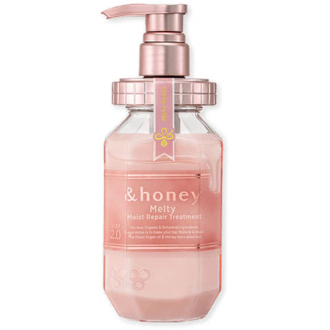 &honey Melty Moist Repair Hair Treatment Pump 445g Step2.0 - Sweet Rose Honey Scent - TODOKU Japan - Japanese Beauty Skin Care and Cosmetics