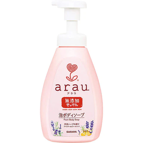 Arau Bubble Body Soap - 550ml - TODOKU Japan - Japanese Beauty Skin Care and Cosmetics