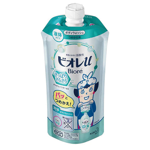 Biore U Body Wash Refill 340ml - Refreshingly - TODOKU Japan - Japanese Beauty Skin Care and Cosmetics