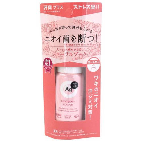 Ag Deo 24 Deodorant Roll-On DX Floral Bouquet - 40ml - TODOKU Japan - Japanese Beauty Skin Care and Cosmetics