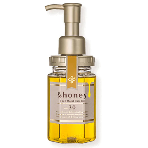 &honey Deep Moist Hair Oil 100ml Step3.0 - Damask Rose Honey Sent - TODOKU Japan - Japanese Beauty Skin Care and Cosmetics