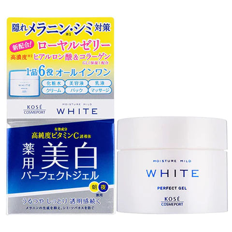 Moisture Mild White Perfect Gel - 100g - TODOKU Japan - Japanese Beauty Skin Care and Cosmetics