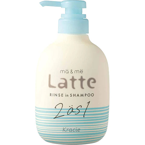 Ma & Me Latte Rinse In Hair Shampoo Pump - 490ml - TODOKU Japan - Japanese Beauty Skin Care and Cosmetics