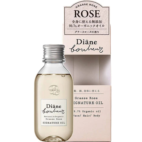 Moist Diane Bonheur Signature Oil 100ml - Grasse Rose - TODOKU Japan - Japanese Beauty Skin Care and Cosmetics