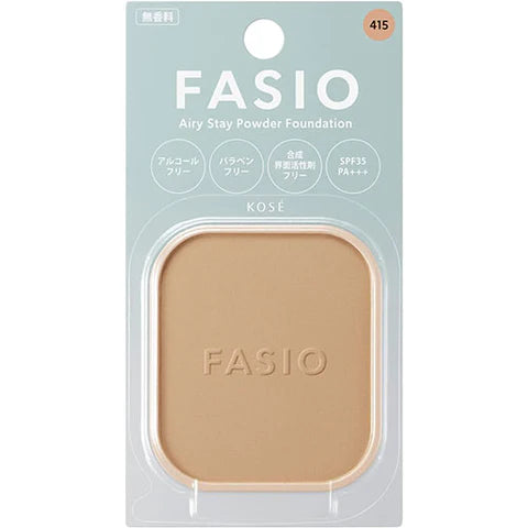 Kose Fasio Airy Stay Powder Foundation 10g -Healthy Ocher - TODOKU Japan - Japanese Beauty Skin Care and Cosmetics