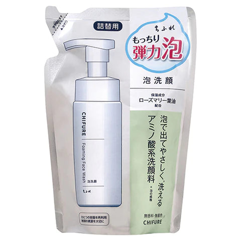 Chifure Foam Face Wash 180ml - Refill - TODOKU Japan - Japanese Beauty Skin Care and Cosmetics