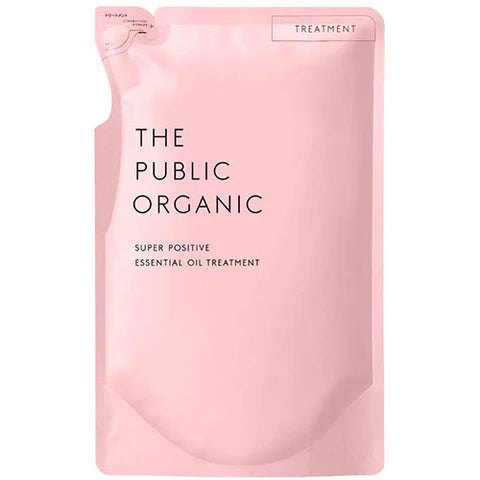 The Public Organic Super Positive Essential Oil Treatment - 400ml - Refill - TODOKU Japan - Japanese Beauty Skin Care and Cosmetics