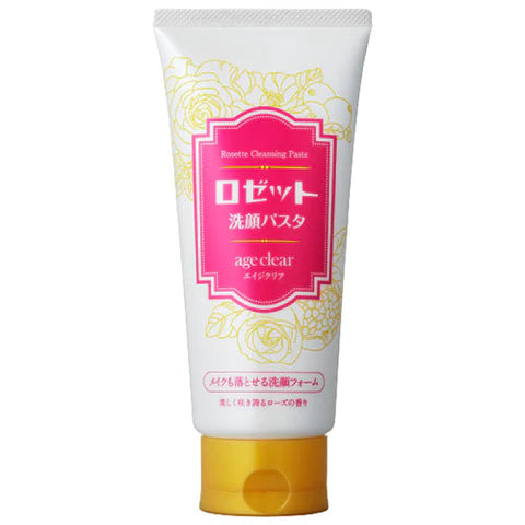 Rosette Face Wash Age Clear Pasta AG 120g - Make Off - TODOKU Japan - Japanese Beauty Skin Care and Cosmetics