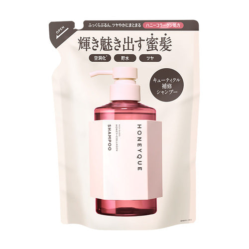 HONEYQUE Rich Gloss Shampoo - Refill 400ml - TODOKU Japan - Japanese Beauty Skin Care and Cosmetics