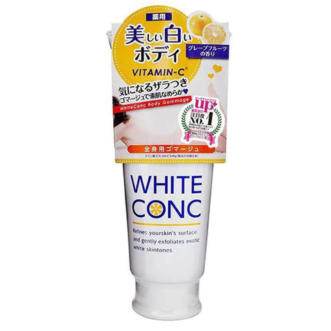 White Conk Medicated Body Gomage CII - 180g - TODOKU Japan - Japanese Beauty Skin Care and Cosmetics