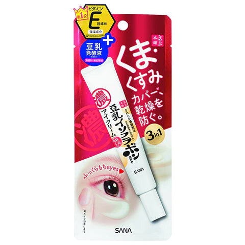 Sana Nameraka Honpo Soy Milk Isoflavone Eye Plump Cream - 20g - TODOKU Japan - Japanese Beauty Skin Care and Cosmetics