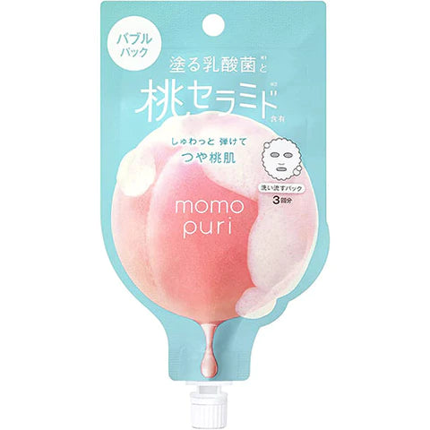 Momopuri Fresh Bubble Pack 20ml 3Servings - TODOKU Japan - Japanese Beauty Skin Care and Cosmetics
