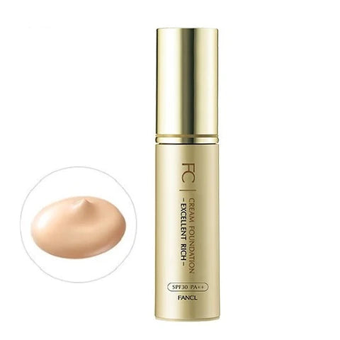 Fancl Cream Foundation Excellent Rich SPF30 PA++ 20g - Beige - TODOKU Japan - Japanese Beauty Skin Care and Cosmetics