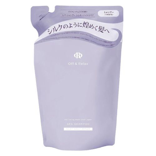 Off&Relax OR Silky Night Repair Spa Shampoo 400ml - Refill - TODOKU Japan - Japanese Beauty Skin Care and Cosmetics