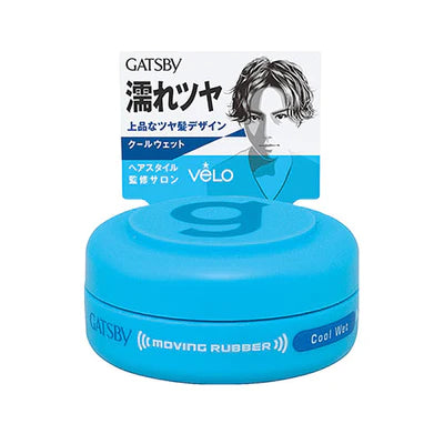 Gatsby Hair Wax Moving Rubber Cool Wet - 15g - TODOKU Japan - Japanese Beauty Skin Care and Cosmetics