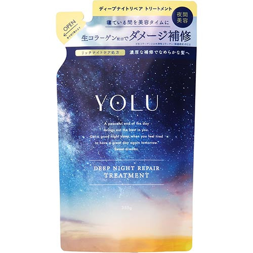 YOLU Night Beauty Treatment Refill 400ml - Deep Night Repair - TODOKU Japan - Japanese Beauty Skin Care and Cosmetics