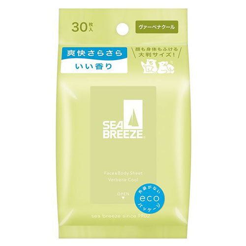 Sea Breeze Face & Body Sheet 30 Sheets - TODOKU Japan - Japanese Beauty Skin Care and Cosmetics