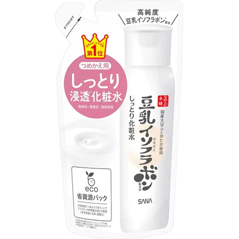 Sana Nameraka Honpo Sana Soy Milk Isoflavone Facial Lotion NC 180ml Moist - Refill - TODOKU Japan - Japanese Beauty Skin Care and Cosmetics