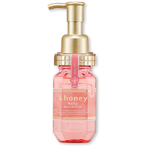 &honey Melty Moist Rish Hair Oil 100ml Step3.0 - Shower Rose Honey Sent - TODOKU Japan - Japanese Beauty Skin Care and Cosmetics
