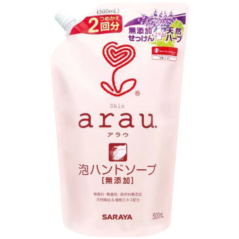 Arau Bubble Hand Soap - 500ml - Refill - TODOKU Japan - Japanese Beauty Skin Care and Cosmetics