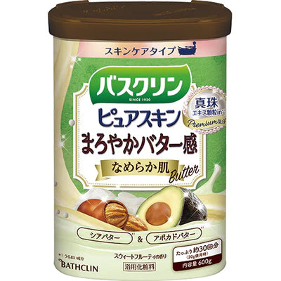 Bathclin Bath Salts Pure Skin - 600g - TODOKU Japan - Japanese Beauty Skin Care and Cosmetics