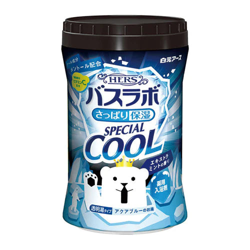 Hers Bath Labo Cool Bath Salts Bottle - 560g - TODOKU Japan - Japanese Beauty Skin Care and Cosmetics