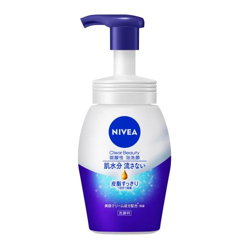 Nivea Clear Beauty Mildly Acidic Foaming Face Wash 150ml - Oil Control - TODOKU Japan - Japanese Beauty Skin Care and Cosmetics
