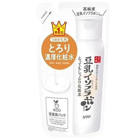 Sana Nameraka Honpo Sana Soy Milk Isoflavone Facial Lotion NC 180ml Super Moist - Refill - TODOKU Japan - Japanese Beauty Skin Care and Cosmetics