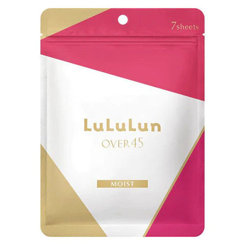 Lululun Over 45 Face Mask 7pcs - Camellia Pink S - TODOKU Japan - Japanese Beauty Skin Care and Cosmetics