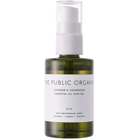 The Public Organic Super Relax Lavender & Cedarwood Essential Hair Oil - 55ml - TODOKU Japan - Japanese Beauty Skin Care and Cosmetics