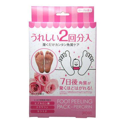 Foot Peeling Pack Perorin Emissions 2set - Rose - TODOKU Japan - Japanese Beauty Skin Care and Cosmetics