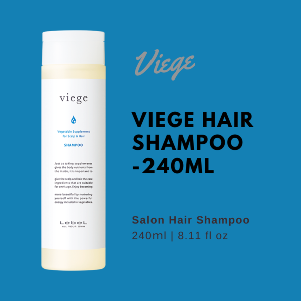 Lebel Viege Shampoo - 240ml - TODOKU Japan - Japanese Beauty Skin Care and Cosmetics