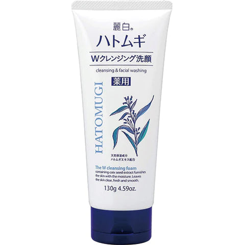 Reihaku Hatomugi Medicinal W Cleansing Foam - 130g - TODOKU Japan - Japanese Beauty Skin Care and Cosmetics