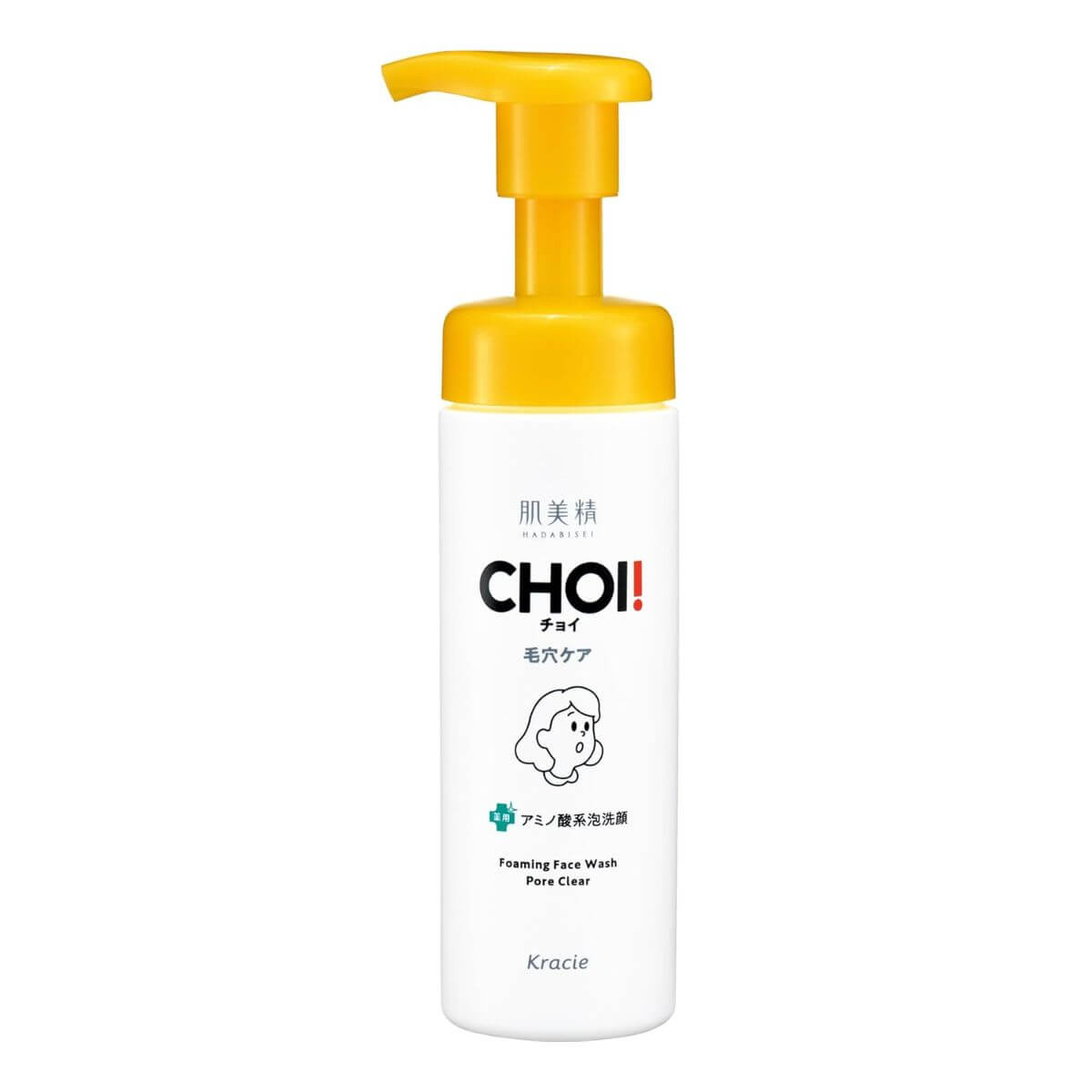 Hadabisei CHOI Medicated Foam Face Wash for Skin and Pores - 160ml